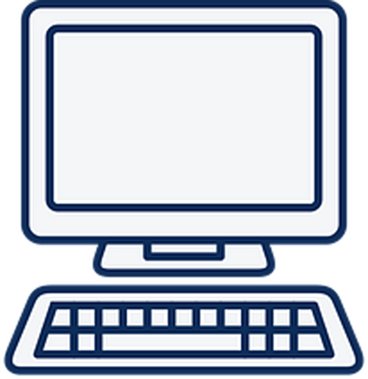 Desktop Computer Illustration